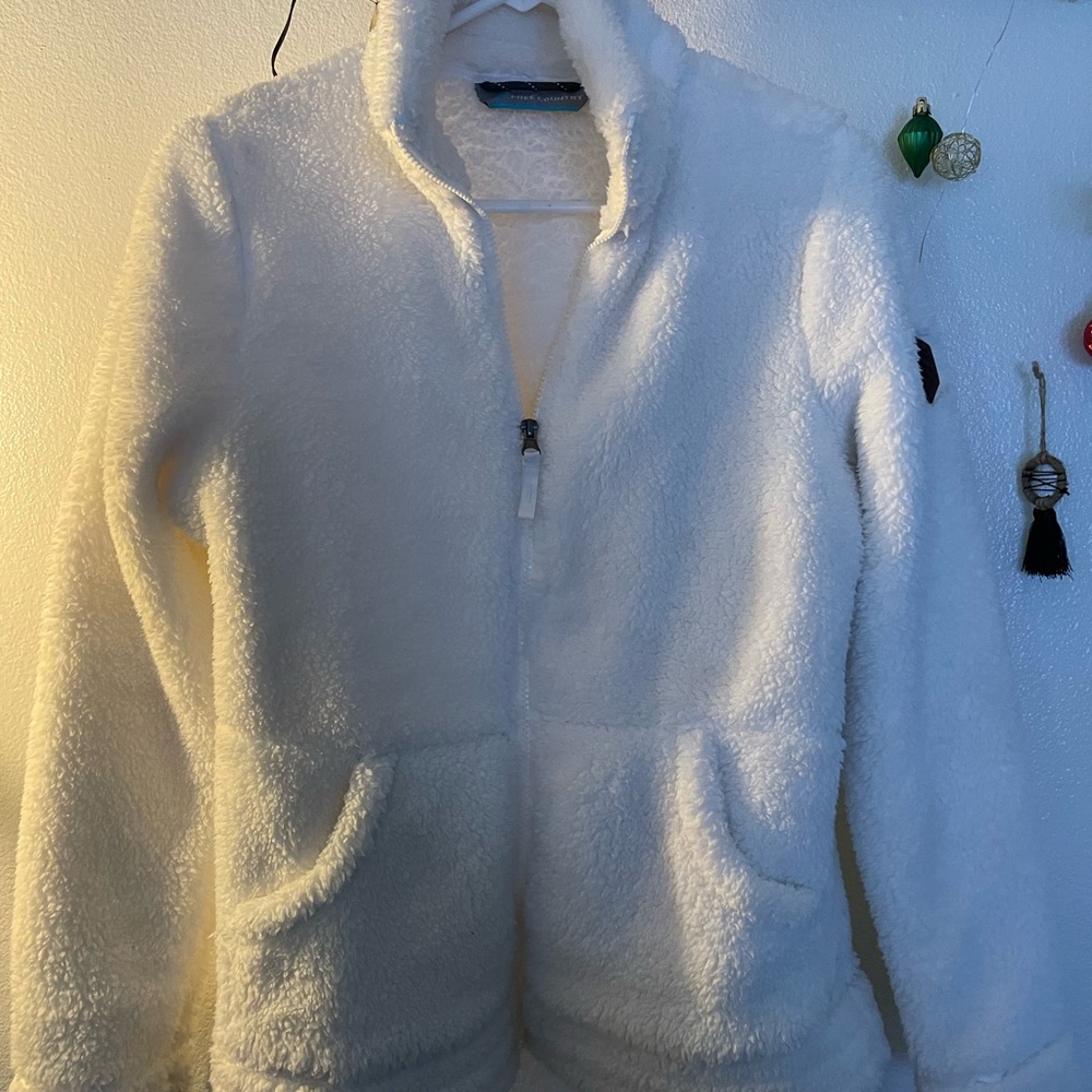 Small, fluffy cozy jacket